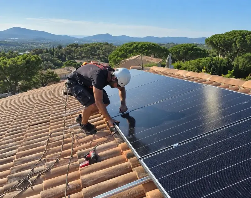 Installateur panneaux solaires Frontenas — pose photovoltaïque sur toiture